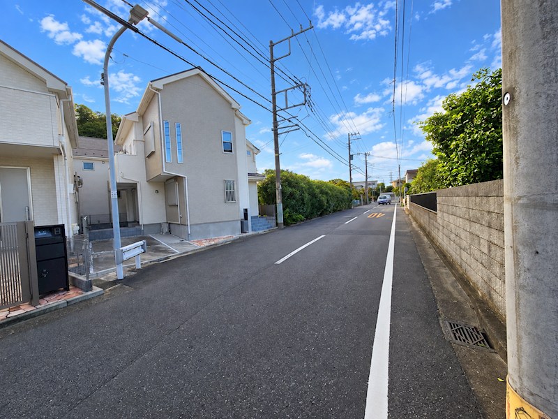 横浜市港北区綱島台中古戸建 現地写真（前面道路含む現地写真）