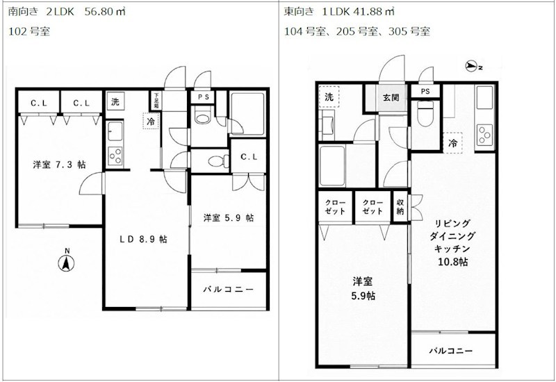 クリフサイド世田谷 間取図・土地図
