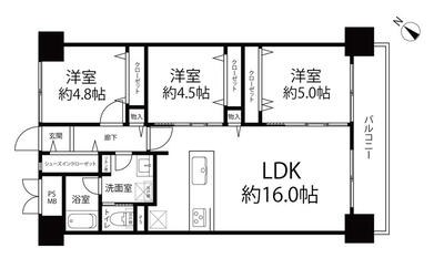 シティコープ豊洲 間取図・土地図