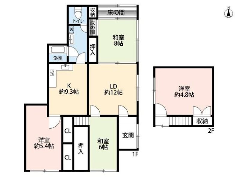 横須賀　中古戸建　横須賀市衣笠栄町　衣笠駅 間取図・土地図