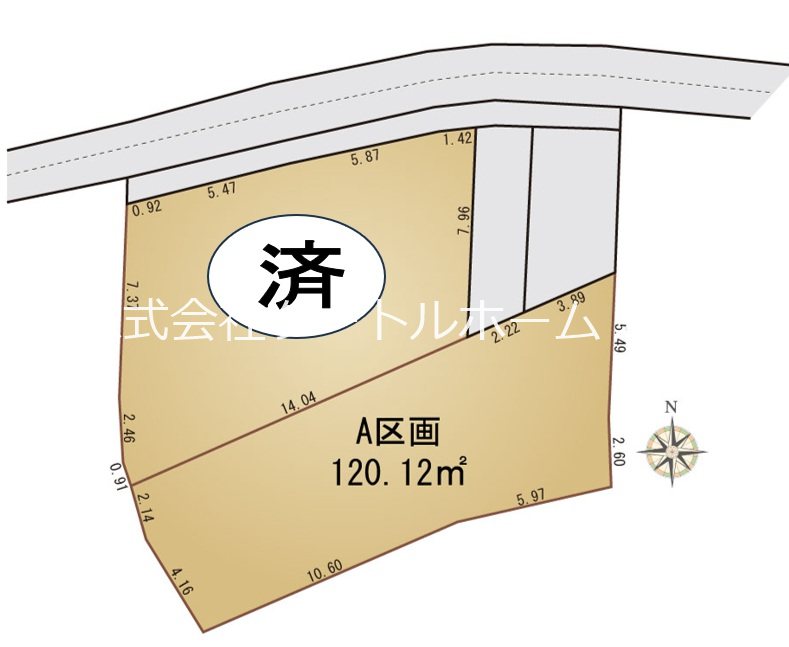 横須賀　土地　横須賀市公郷町５丁目　堀ノ内駅 間取図・土地図