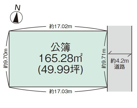 横須賀　土地　横須賀市鴨居２丁目　浦賀駅 間取図・土地図