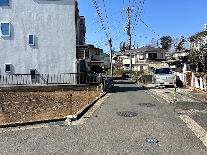 四季美台　建築条件無し売地 現地写真