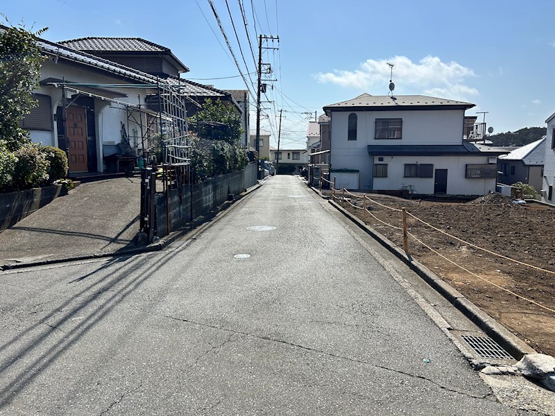 四季美台　建築条件無し売地 現地写真
