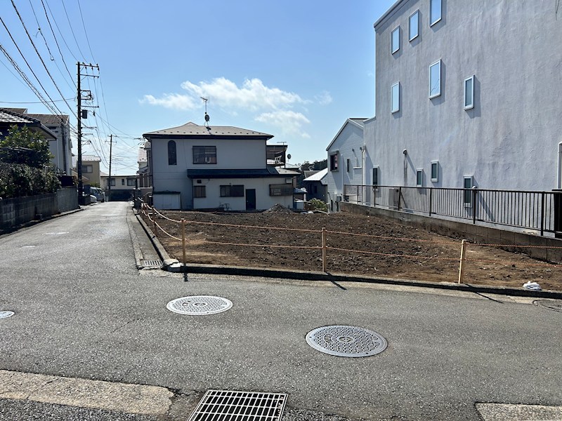 四季美台　建築条件無し売地 現地写真