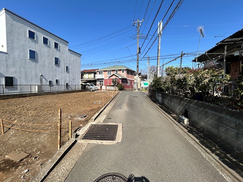 四季美台　建築条件無し売地 現地写真
