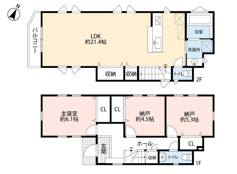 羽沢町新築分譲住宅 間取図・土地図