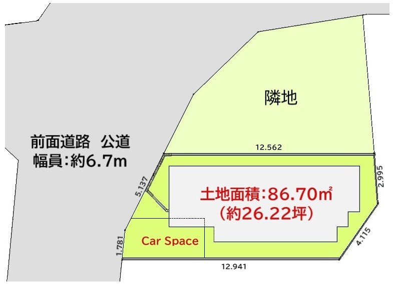 羽沢町新築分譲住宅 区画図