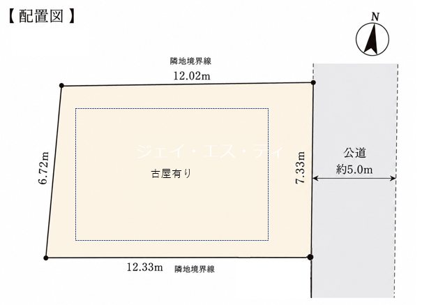 東京都大田区南馬込２丁目 間取図・土地図
