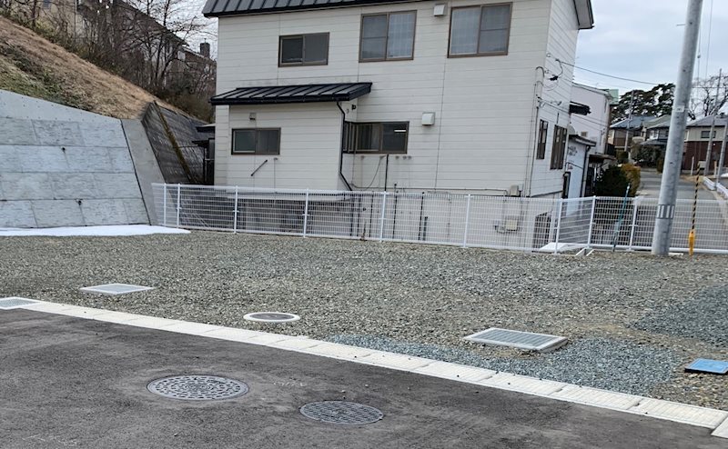 【ハシモトホーム】　ハピアタウン黒石野　 No.17 現地写真（前面道路含む現地写真）