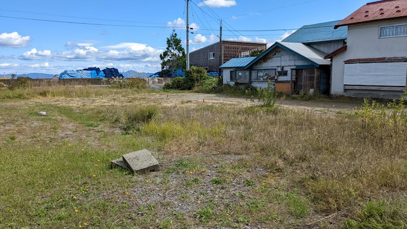 【ハシモトホーム売地】油川大浜 現地写真（前面道路含む現地写真）