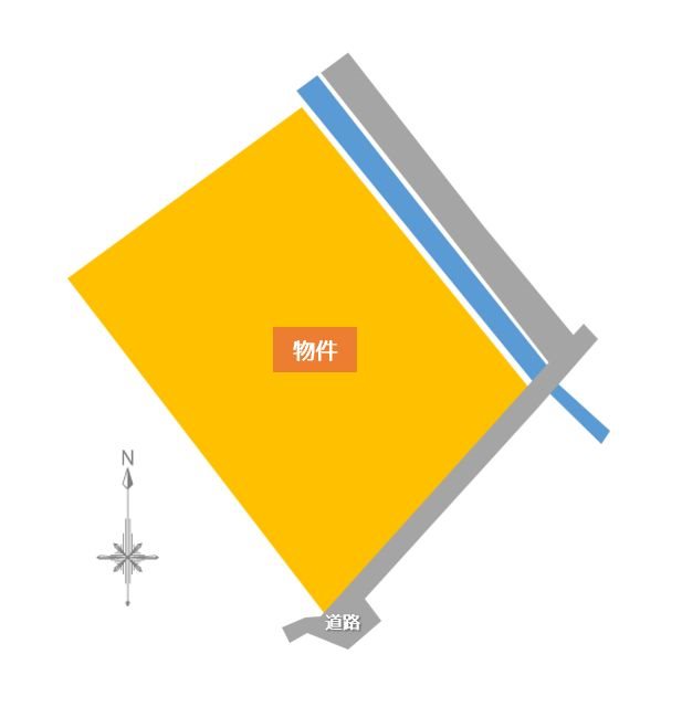 【土地】八重田三丁目 間取図・土地図