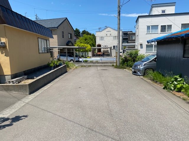 【土地】安田近野 現地写真（前面道路含む現地写真）