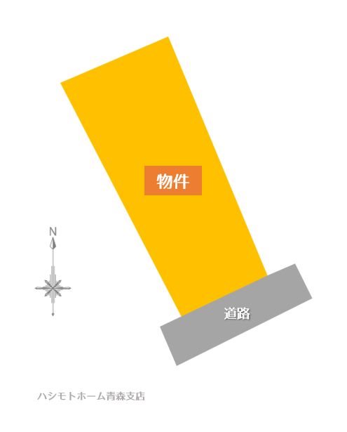 【土地】佃一丁目 間取図・土地図