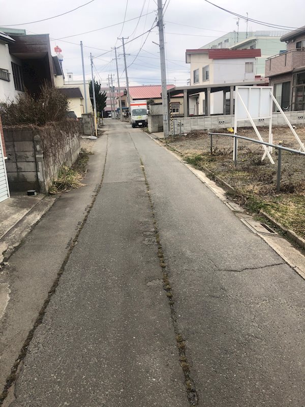 【土地】佃一丁目 現地写真（前面道路含む現地写真）