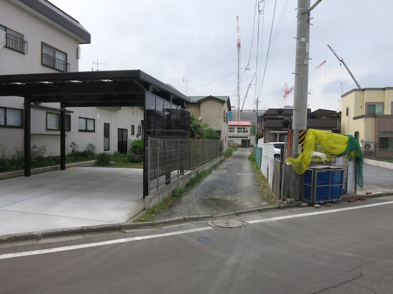 富野町売地 間取図・土地図