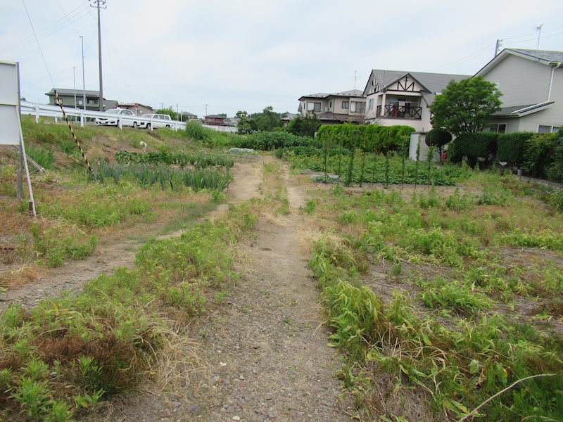 秋田市下新城長岡字耳取　土地 現地写真