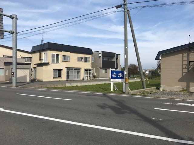 【ハシモトホーム売地】筒井桜川 現地写真（前面道路含む現地写真）