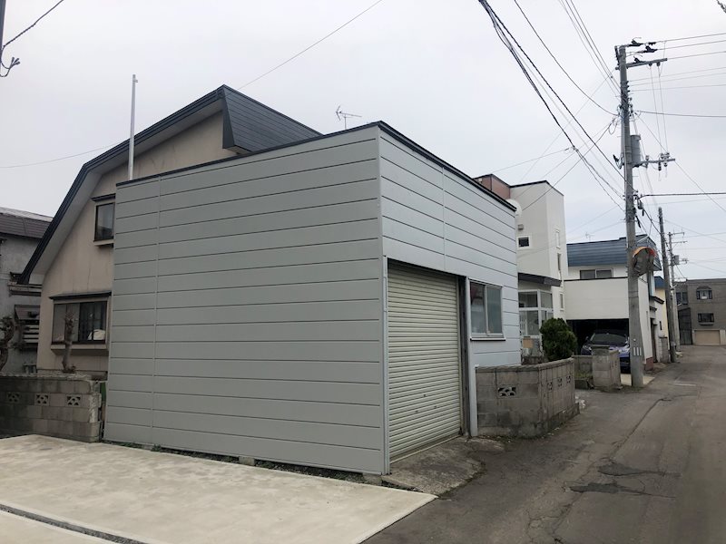 【土地】佃三丁目 現地写真（前面道路含む現地写真）