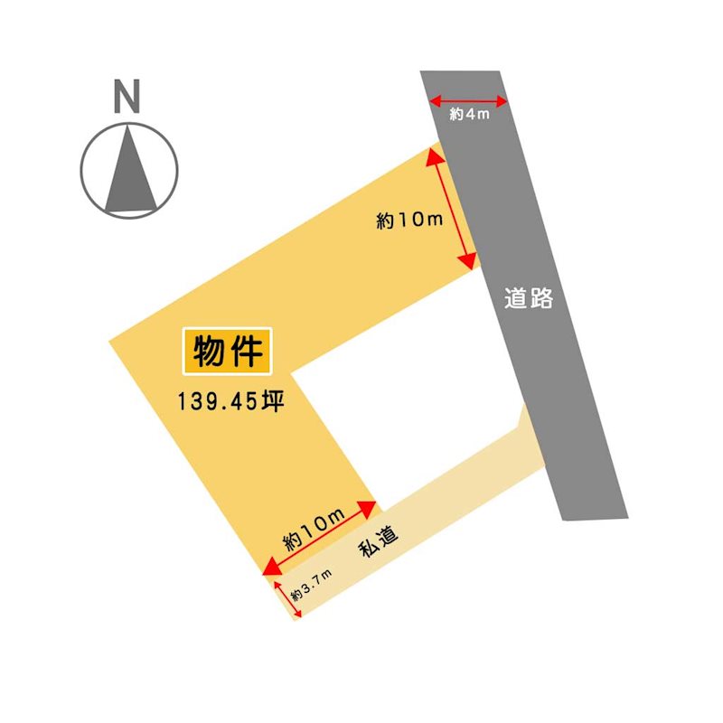 ◇八戸支店◇八戸市河原木八太郎山 間取図・土地図