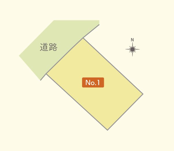 【ハシモトホーム売地】金沢二丁目 間取り図