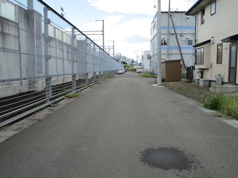 【建築条件付】八戸駅西土地区画整理地_22-1ブロック2-3ロット[№3]  現地写真（前面道路含む現地写真）