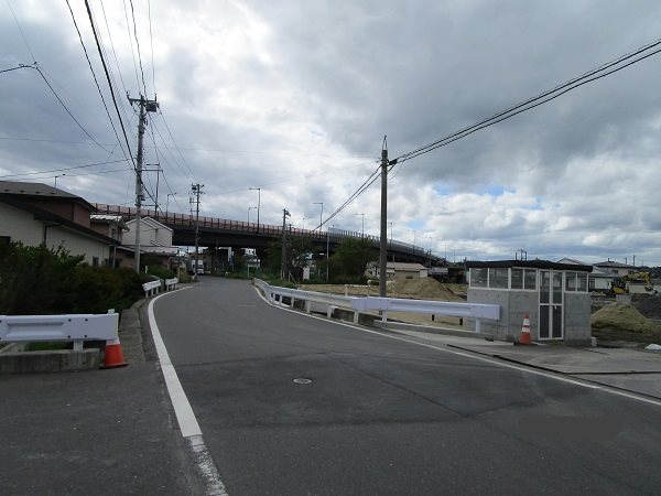 【建築条件付】八戸市長苗代字紺屋町_№12 現地写真（前面道路含む現地写真）