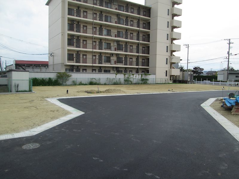 【建築条件付】八戸市長苗代字紺屋町_№18 現地写真（前面道路含む現地写真）