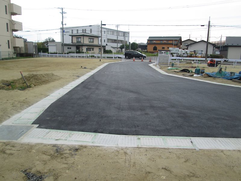 【建築条件付】八戸市長苗代字紺屋町_№20 現地写真（前面道路含む現地写真）