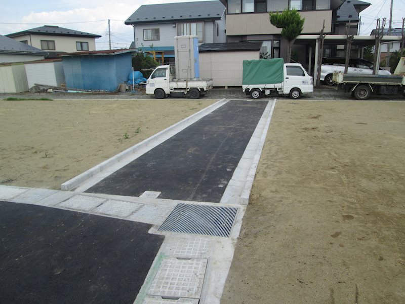 【建築条件付】八戸市長苗代字紺屋町_№20 現地写真（前面道路含む現地写真）