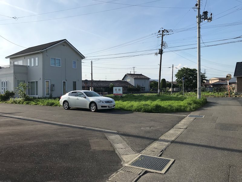 【ハシモトホーム】　花巻下小舟渡　分譲地　区画№2 間取図・土地図