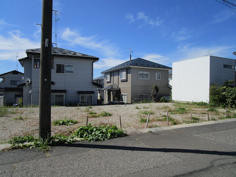 【建築条件付】八戸市白銀町栗沢道 現地写真