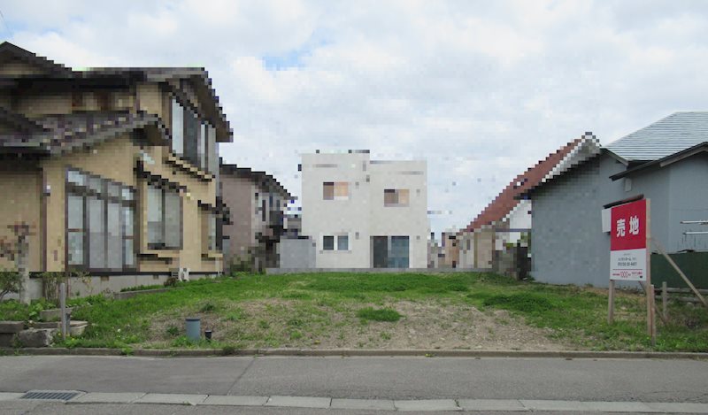 秋田市楢山本町 （A）区画 現地写真