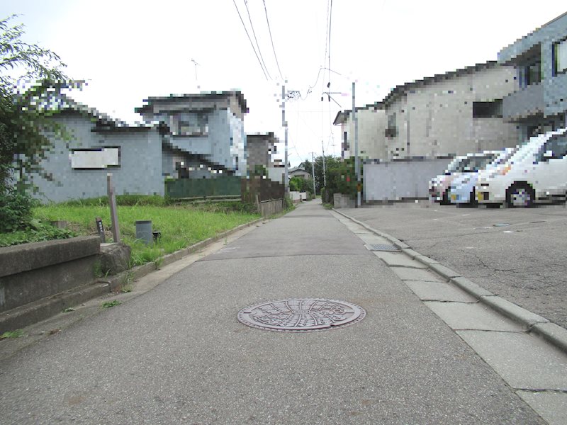 秋田市楢山本町 （A）区画 現地写真（前面道路含む現地写真）