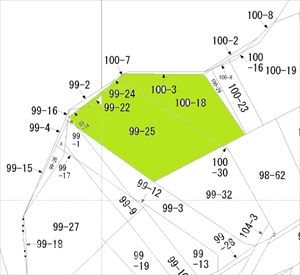 乙部30地割 間取図・土地図