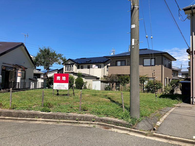 秋田市飯島道東１丁目　土地 現地写真