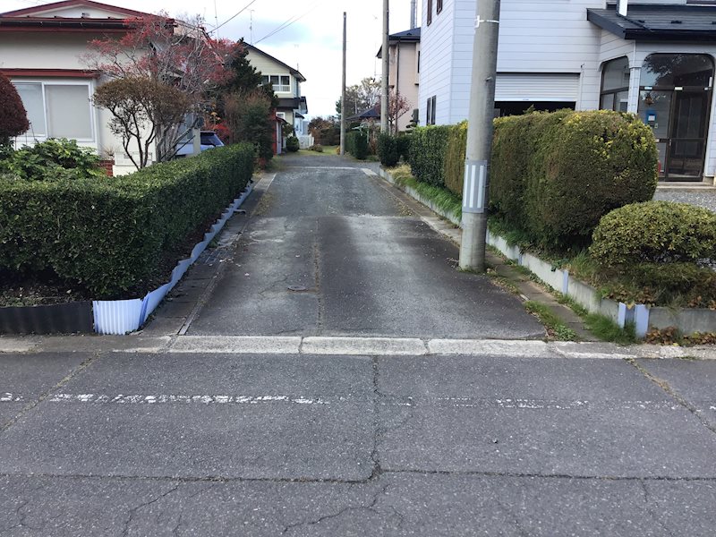 ♦八戸支店♦八戸市市川町稲荷後_中古住宅 現地写真（前面道路含む現地写真）