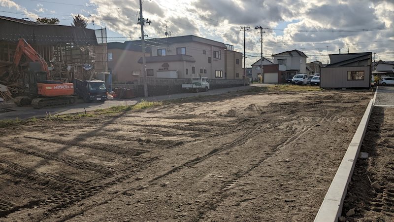 【ハシモトホーム売地】石江江渡分譲地Ｇ区画 現地写真