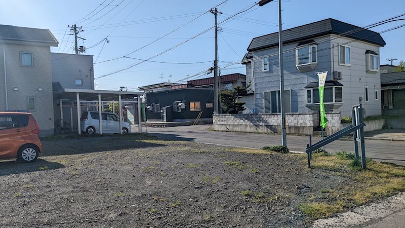 【ハシモトホーム売地】金沢四丁目Ａ 現地写真（前面道路含む現地写真）