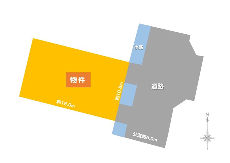 【ハシモトホーム売地】新城平岡 間取図・土地図
