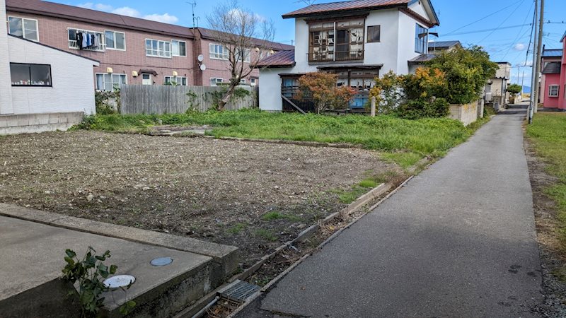 【ハシモトホーム売地】油川浪返 現地写真（前面道路含む現地写真）