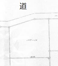 【土地】大野山下古アパート付 区画図