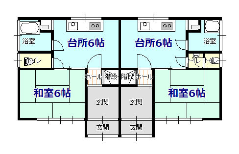 【土地】大野山下古アパート付 間取図・土地図