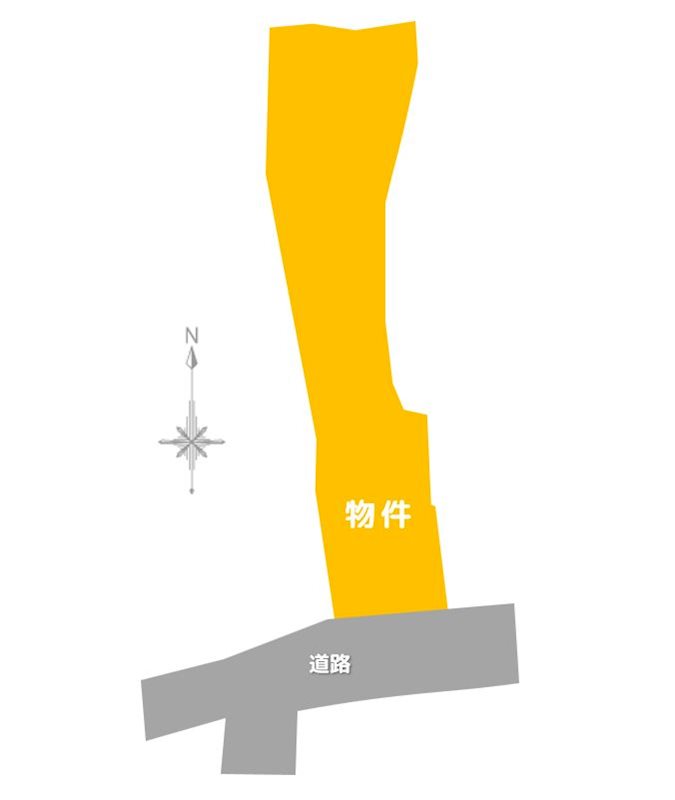 【ハシモトホーム売地】小橋田川 間取図・土地図