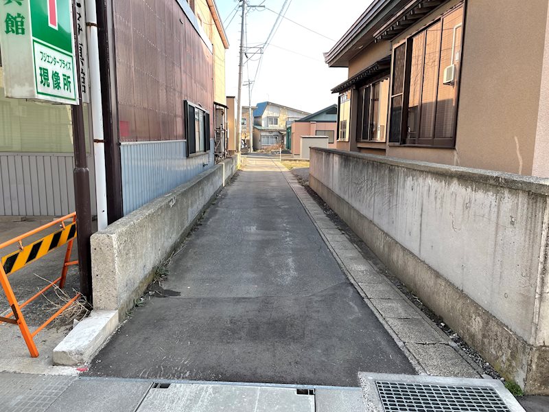 五所川原市雛田売地 現地写真（前面道路含む現地写真）