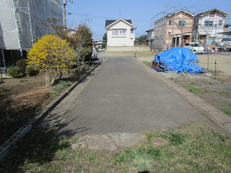 ◇八戸支店◇三戸郡階上町道仏榊山 現地写真（前面道路含む現地写真）