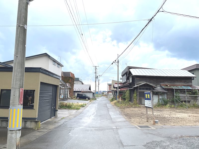 【ハシモトホーム売地】野内菊川  現地写真（前面道路含む現地写真）