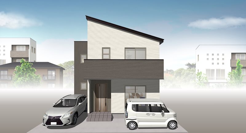【建築条件付】八戸市吹上３丁目49番31(No.12)  建物プラン例（外観写真）