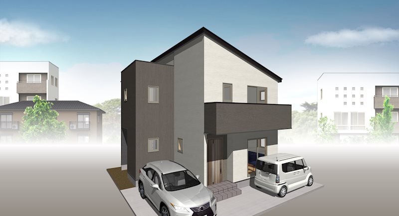 【建築条件付】八戸市吹上３丁目49番31(No.12)  建物プラン例（外観写真）