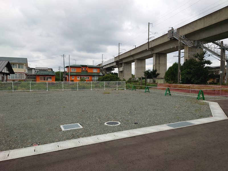 【ハシモトホーム】 盛岡市永井19地割土地 現地写真(前面道路含む現地写真)